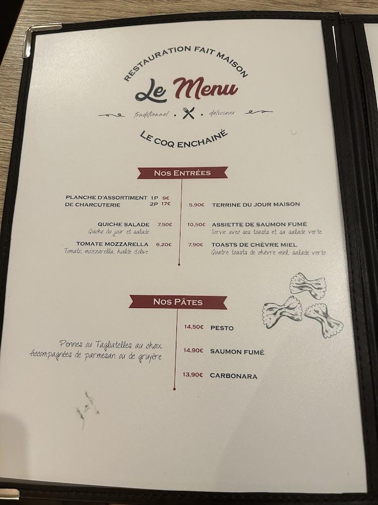 Le Coq Enchainé - Menu Image 4